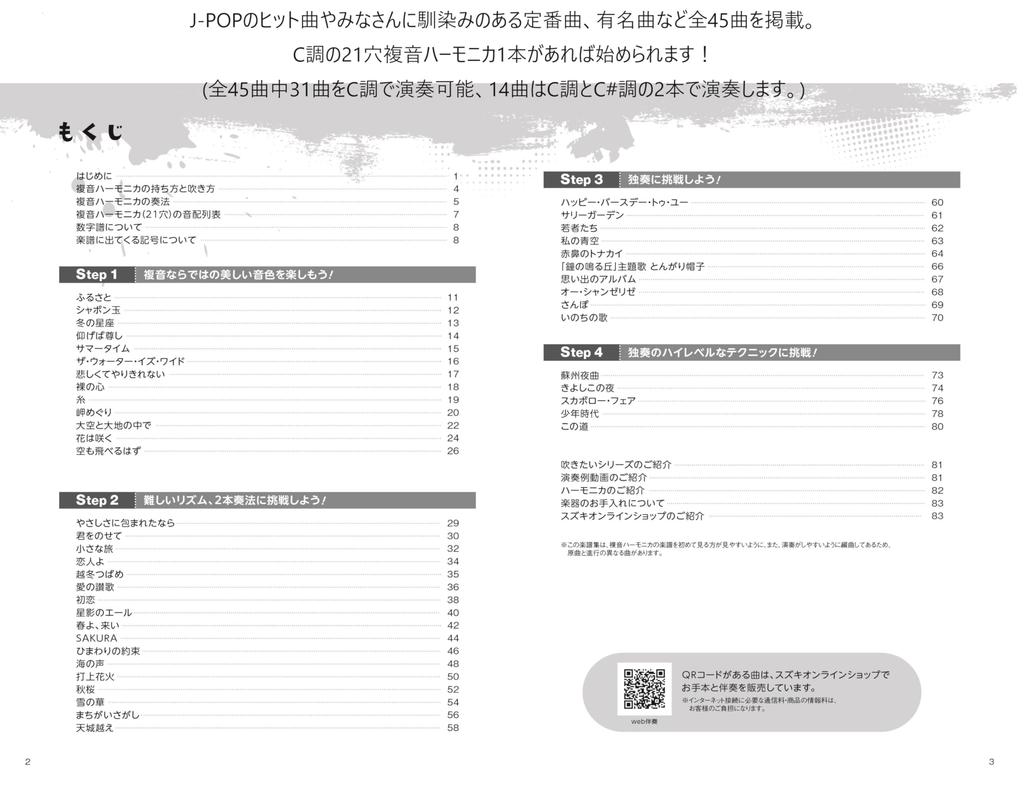 Suzuki Compound Note Harmonica 21-Hole SH-21