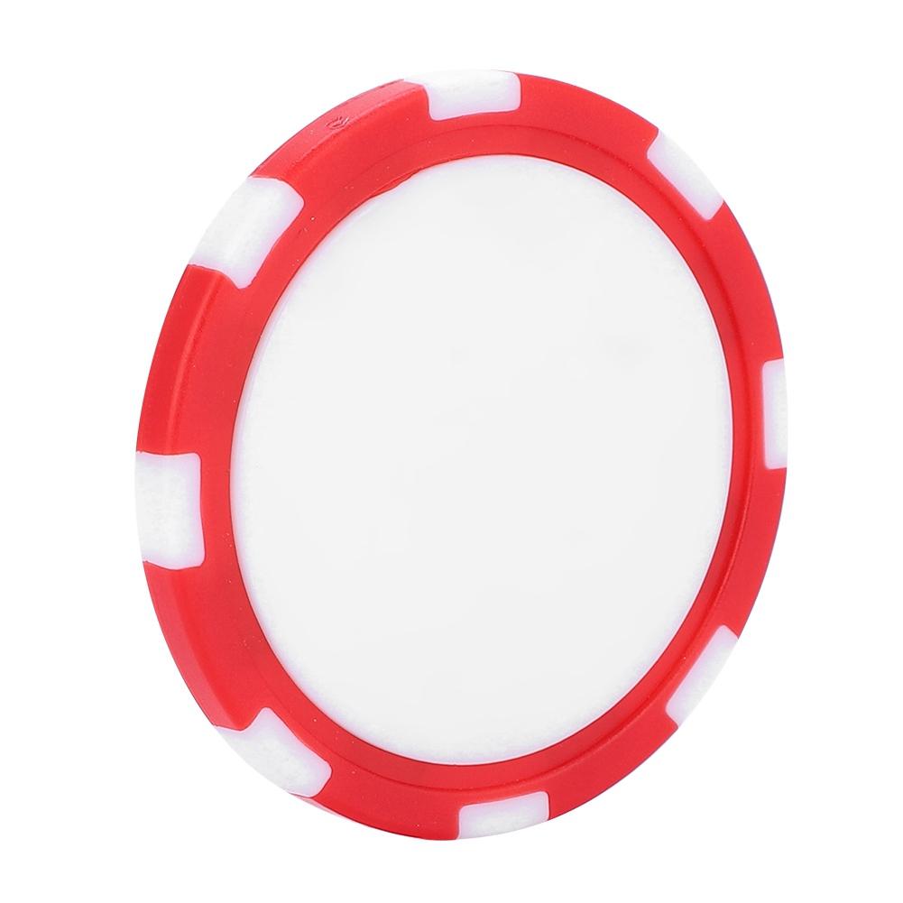 Lightweight Golf Marker Level Ball Marker Durable ABS Golf Poker Chip Golfer Gift Red