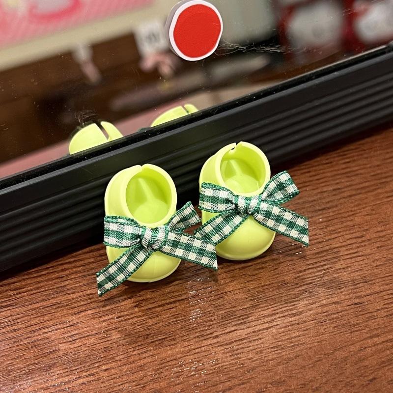

15-17cm For Rab Cloth Vinyl Doll Rain Boots Cry Baby For Labubu Bow Shoes