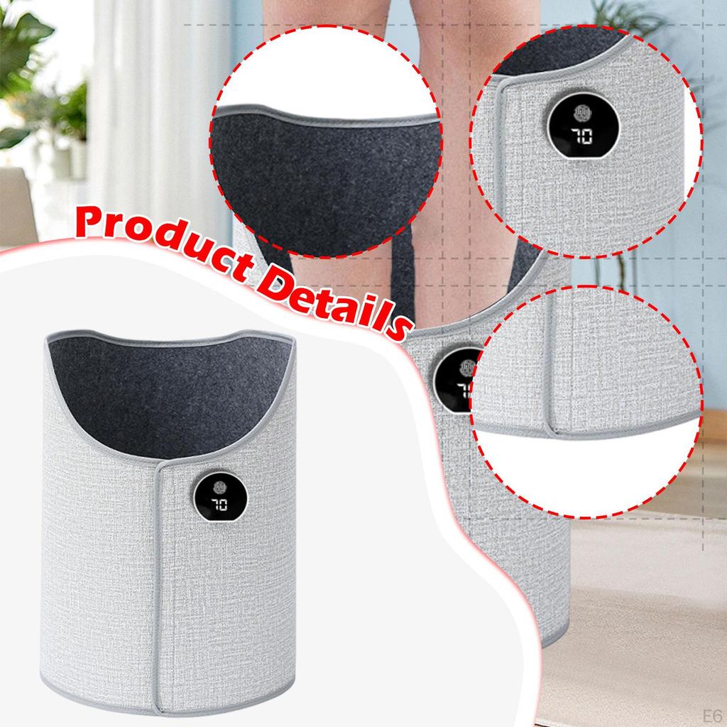 Schreibtisch-Beinwärmer Premium Faltbar Leise Heizung für Studio Zuhause Wohnheim Rosa