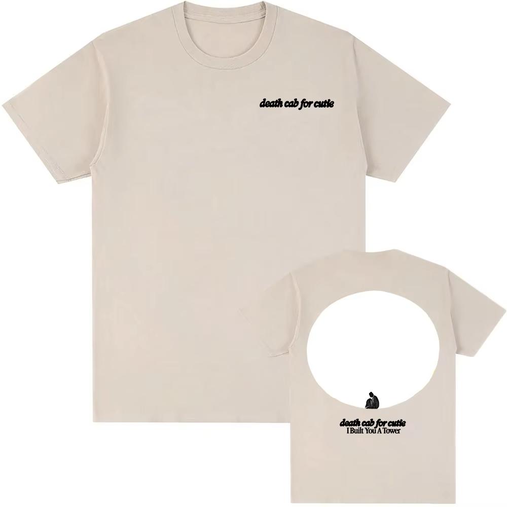 

Album I Built You A Tower Album Graphic Tshirt Band Death Cab for Cutie Print Tshirts Oneck Cotton Short Sleeve Tees Unisex Women S