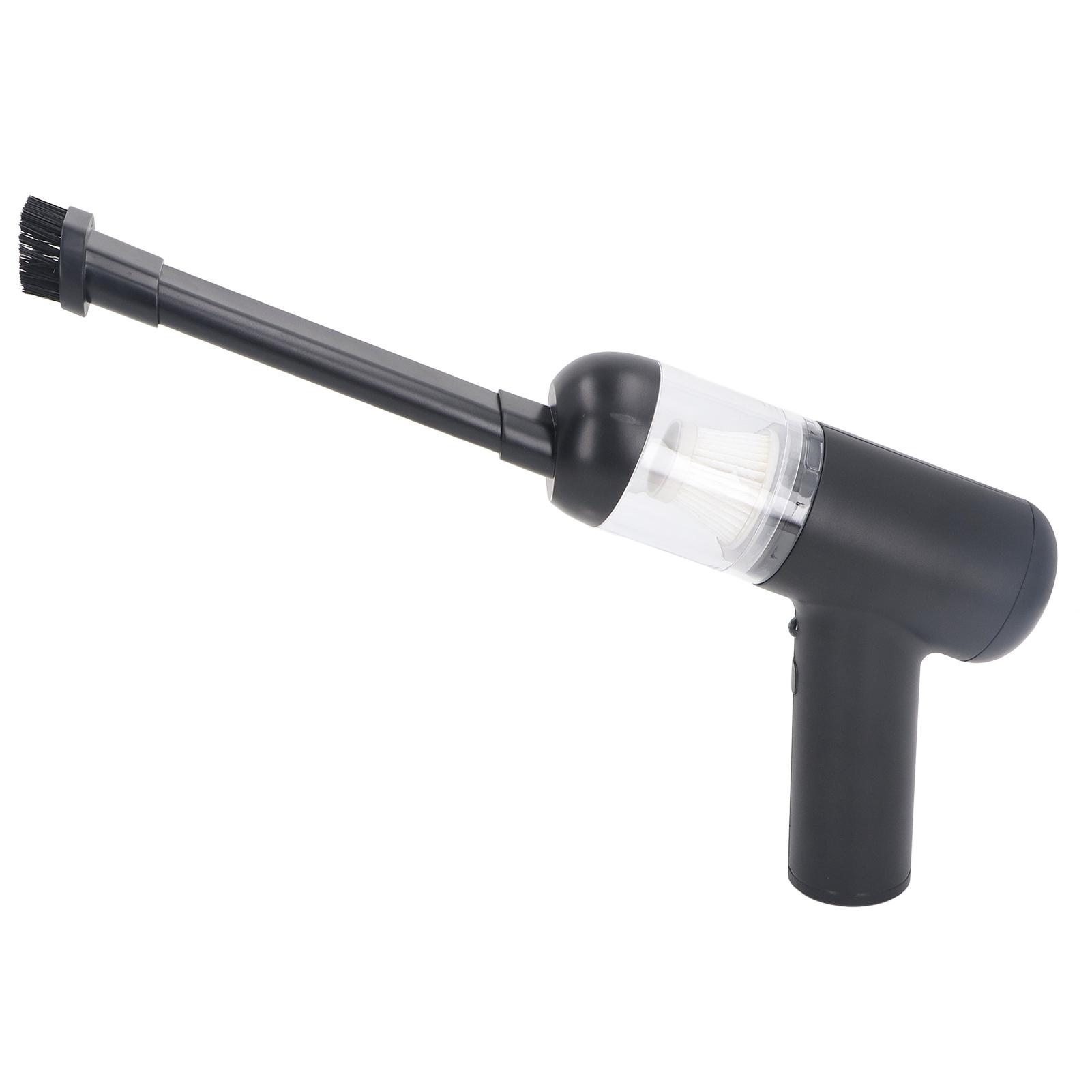 

Автомобільний пилосос 2 швидкості 6000Па акумуляторний бездротовий багатофункціональний автомобільний пилосос з 4 насадками чорний