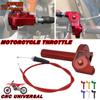 CNC Throttle Grips Motorcycles Accessories Visual Throttle Handlebar Grip Lever For KTM HONDA YAMAHA SUZUKI Dirt Pit Bike Parts