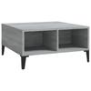 Vidaxl Coffee Table, Grey Sonoma Oak, 60X60X30 Cm