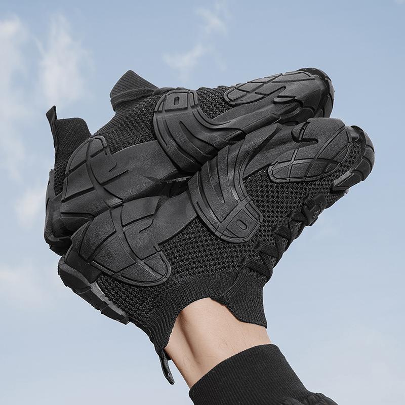 Fashion Summer Men's Socks Shoes Breathable Mesh Sports Running Comfortable Training Walking Tennis Casual Fashion Sneakers Comfort Work