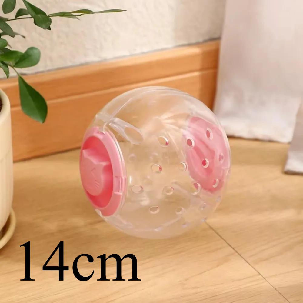 Hamsterkugel, Bewegungsspielzeug, Laufball, Klare Plastikkugeln Hamsterkäfig Zubehör für kleine und mittlere Hamster, Syrische Zwerghamster