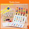 Wooden Test Tube Clip Beads Toy For Children With Color Recognition And Hand Eye Coordination Skills For Early Learning