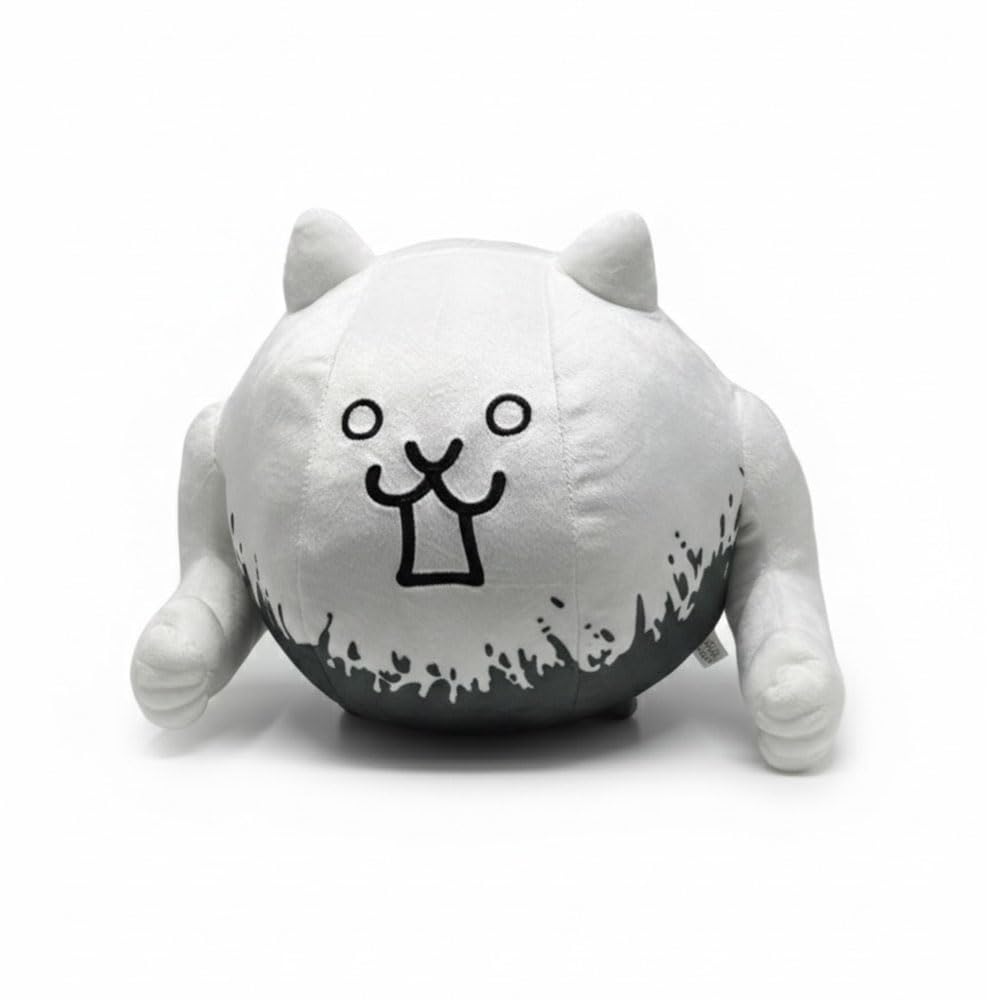 The Battle Cats BIG Plush Toy: Frenzied Cat Builder - Official Goods - PONOS - Approx. 28cm