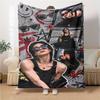 Collage Art Blanket Soft Throw Blanket For Home Bedroom Bed Sofa Travel Office Solid Christmas Blanket