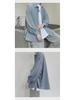 Men's Loose Fit Korean Style Pleated Cuff Shirt with Long Sleeves - Spring/Autumn Fashion.