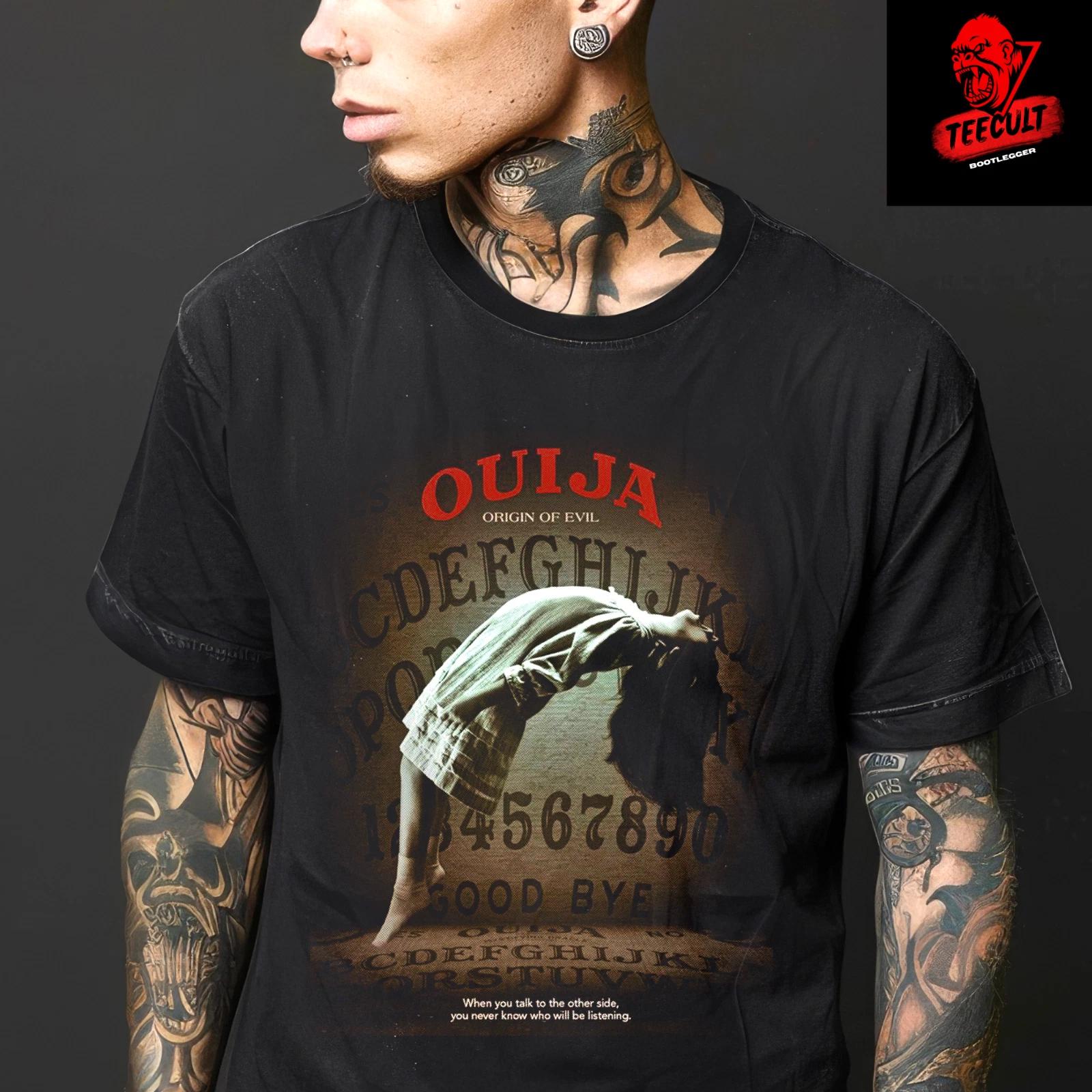 Men s and Women s T-shirts Ouija Origin Of Evil Horror Movie Unisex Heavy Cotton M
