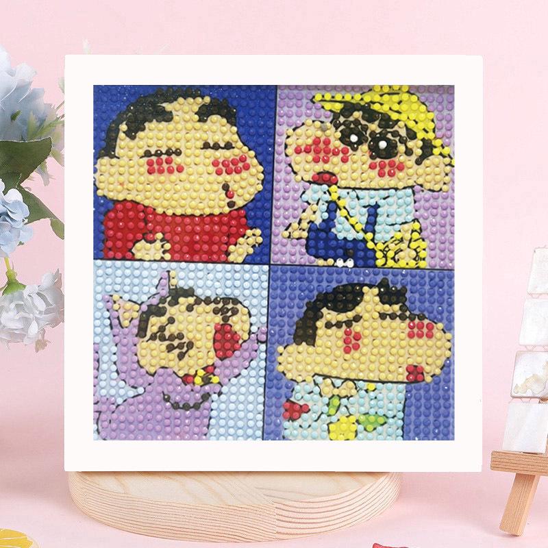 Sanrio Children's Diamond Painting with Frame Stickers - DIY Handmade Gift Set
