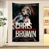 Chris Brown Different Styles Classic Movie Hanging Bohemian Tapestry Bohemian Wall Tapestries Mandala Kawaii Room Decor
