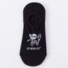 Invisible No-Show Socks Men Women Cotton Blend Low-Cut Anti-Slip Short Breathable Comfort Fit