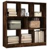 VidaXL Bibliothèque Chêne fumé 97,5x29,5x100 cm Bois d'ingénierie 826378