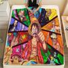 One Piece Flannel Blanket Pretty Printed Design For Home Bed Sofa Chair Travel Picnic -HE16