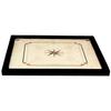 Superior Matte Finish Practice Carrom Board for Serious Professional Practice with Coins Striker and Boric Powder, Beige (x-Large 33 Inch 8mm)