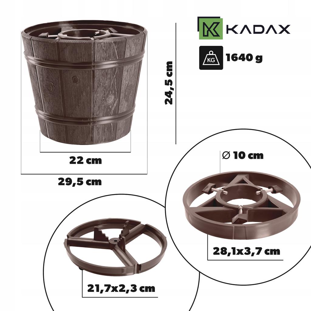 KADAX Christmas Tree Stand For A Living Christmas Tree Pot Tree 2.4 M