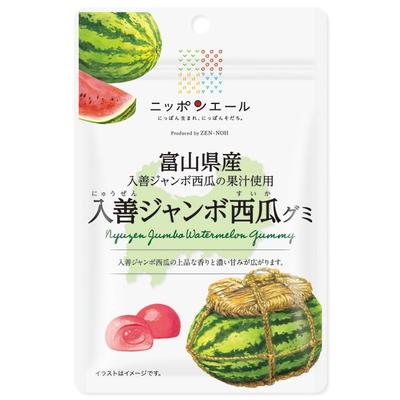 JA Nippon Ale Toyama Irizen Jumbo Watermelon Gummies 40gNippon Ale Brand with the Catchphrase Nippo Nippon Ale Brand with the Catchphrase Nippon-born,
