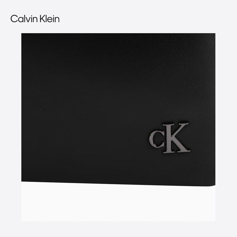Calvin Klein Metal Letter Flap Chain Crossbody Bag