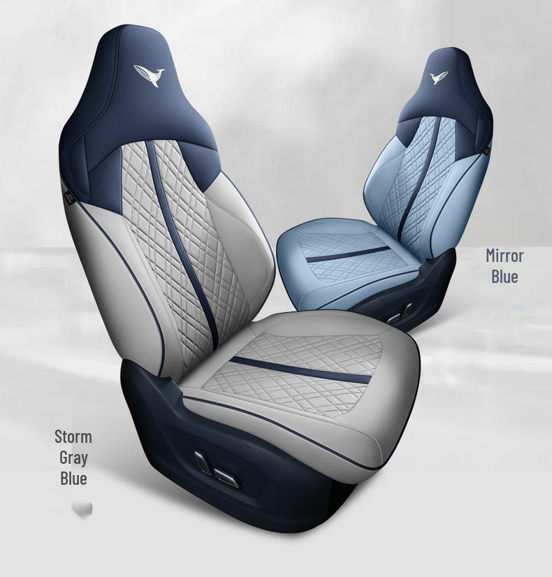 Roewe Whale Car Seat Cover: Leather, All-Season, Universal Fit, Full Wrap Set