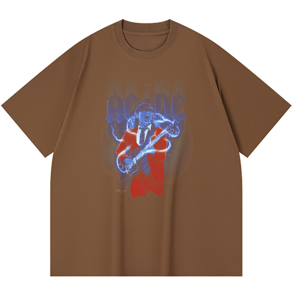 230 Gsm 100% Cotton Heavy Metal T-Shirt  Rock Band Popular Music Print Unisex Heavy Cotton T Shirt