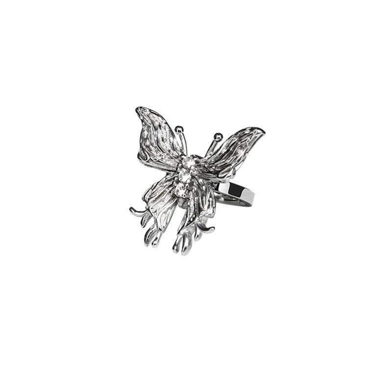 

Sterling Gorgeous 925 Silver Butterfly Ring For Women Exceptional Design Trendy Accessory Fashion
