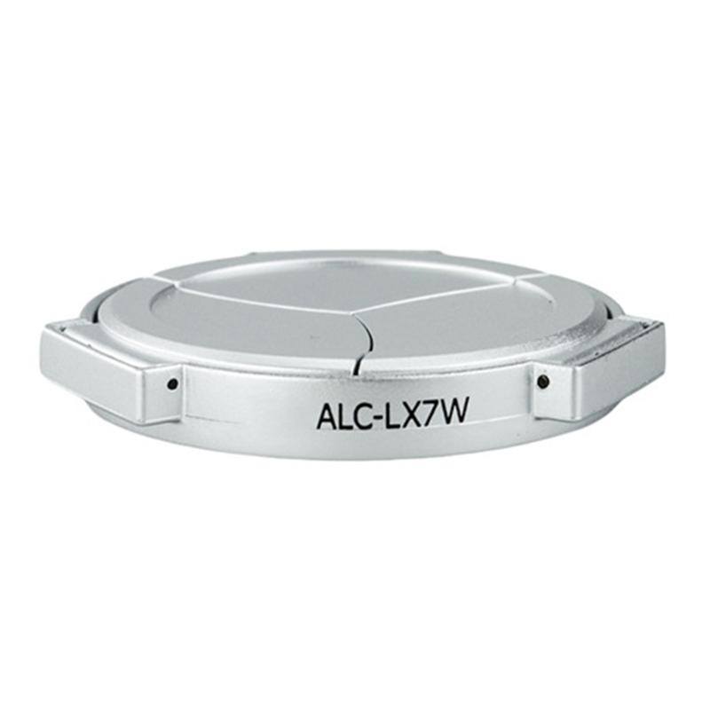 ALC LX7 Camera Auto Lens Caps for  DMC-LX7/Leica D-Lux6 Self-Retaining Automatic Lens Protector Black Silver серебряный