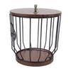 Rustic Coffee Filter Holder with Lid Coffee Filter Storage Container Coffee Pod Holder for Counter Coffee Bar Accessories Decor