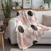 Cute Floral Pattern Throw Blanket Soft Plush Bed Blanket For Kids Teens Girls Sofa Cushion Gift