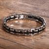 Gents Bracelet For Men ,Two Tone Stainless Steel Bracelet ,Men Jewelry