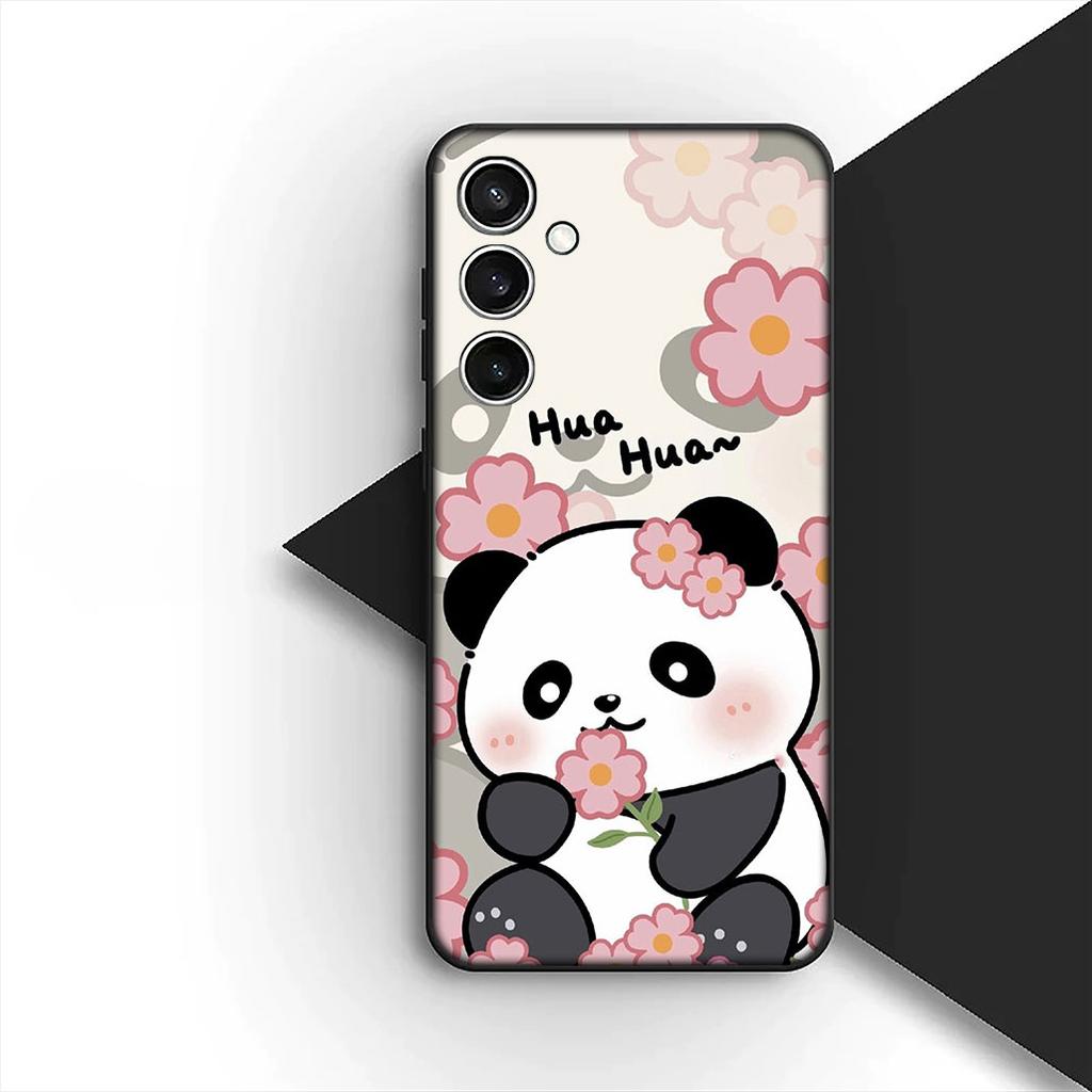 Lovely Panda Cute Silicone Cover for Xiaomi Redmi Note 12 11 10 Pro 10A 10C 12C 13C Note12 12Pro Coque Phone Case