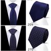 Men's High-Grade Black and Red Striped Silk Tie for Formal and Wedding Wear - 8CM