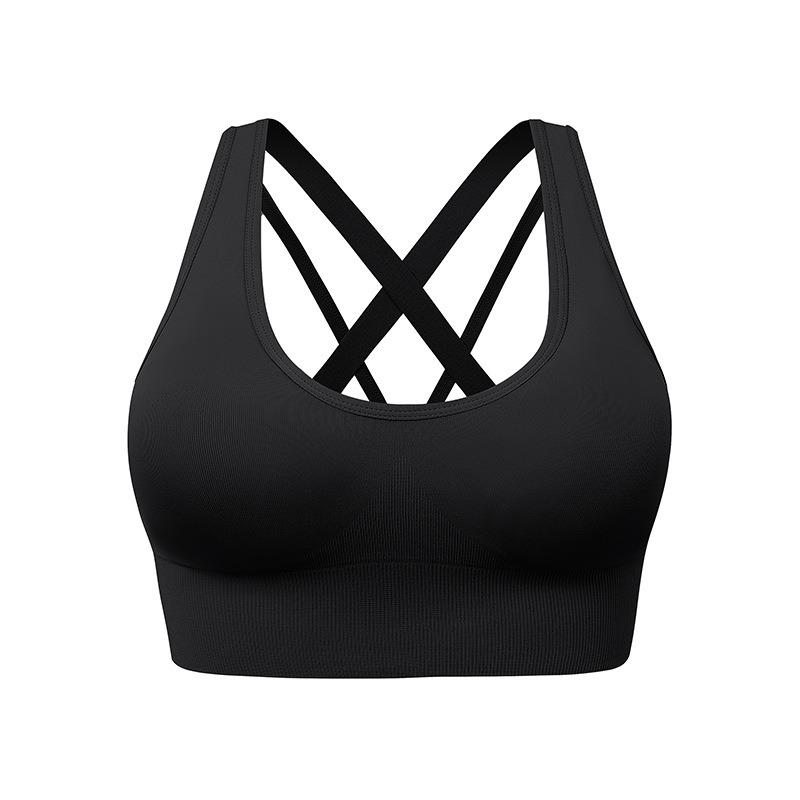 Women Shockproof Beautiful Back Sports Bra With Removable Pads For Running Fitness Yoga