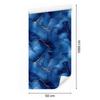 Ink Wallpaper, blue background, blue center for Living Room and Bedroom 50x1000