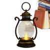 LED Retro Portable Lamp Outdoor Camping Lantern Desk Lamp Battery Powered Tent Light Garden Decoration Night Lights