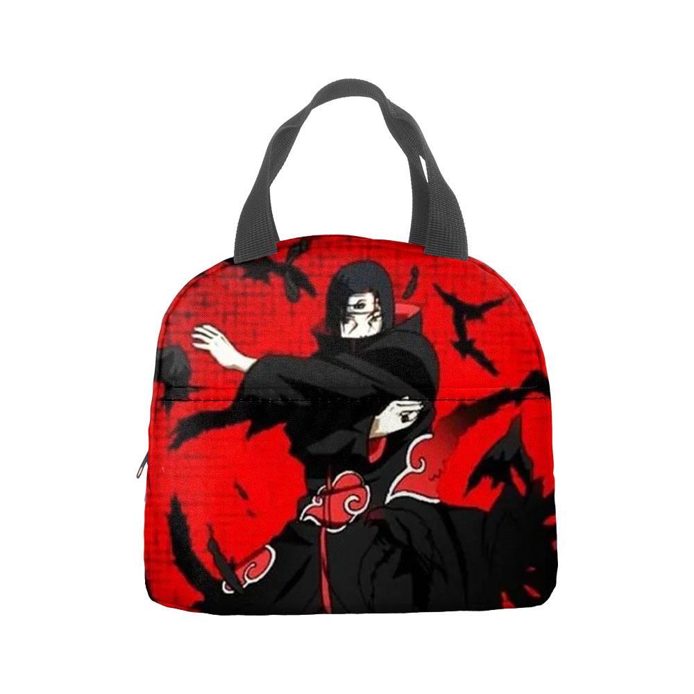 Naruto Lunch Bag, Student With Rice Insulation Bag, Large Capacity Portable Lunch Insulation Bag, Bento Bag, Outdoor Bag.