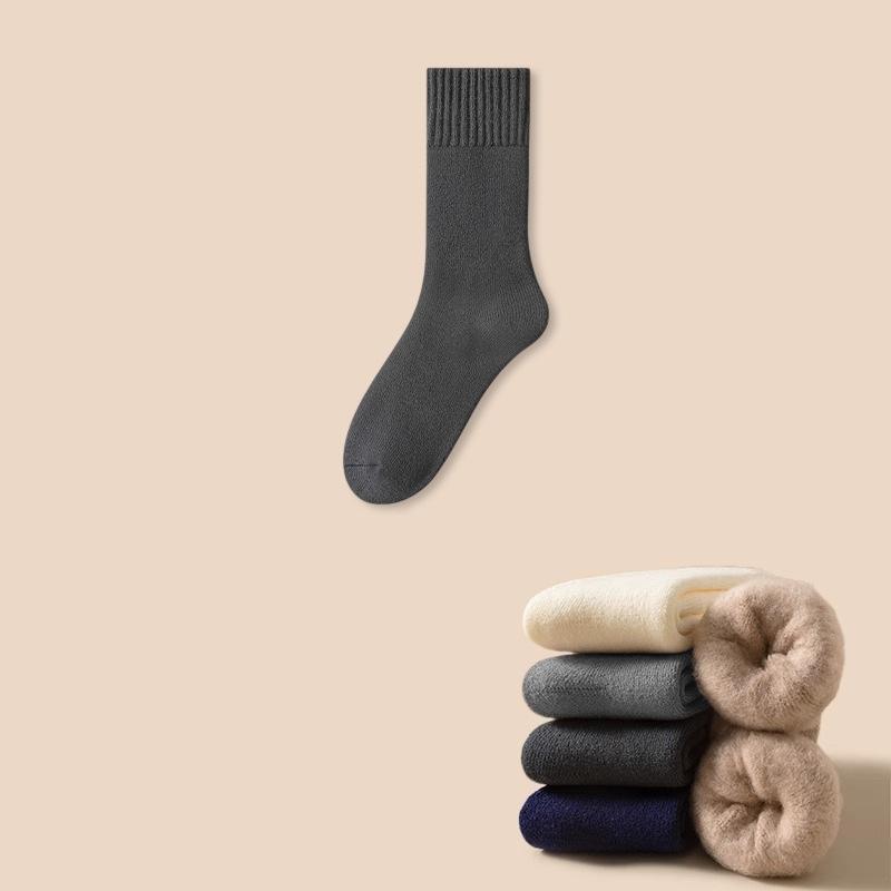 1/3/5 Pairs of Black Thermal Socks with Insulated Brushed Inner and TOG Rating 2.3 for Extreme Cold Weather