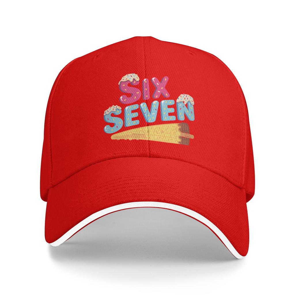 Funny Six Seven 6 7 Meme Gen Alpha Slang Casual Baseball Cap Trucker Hat Spring High Quality Unisex Street Style Snapback Cap