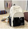 Zaino per la scuola nuovo stile ins giapponese ad alto valore fresco e dolce zaino con patchwork a colori contrastanti zaino leggero da viaggio per studenti delle scuole medie