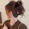 Pinza a Triangolo in Velluto Retro 2025 - Accessorio di Alta Gamma per Chignon da Donna