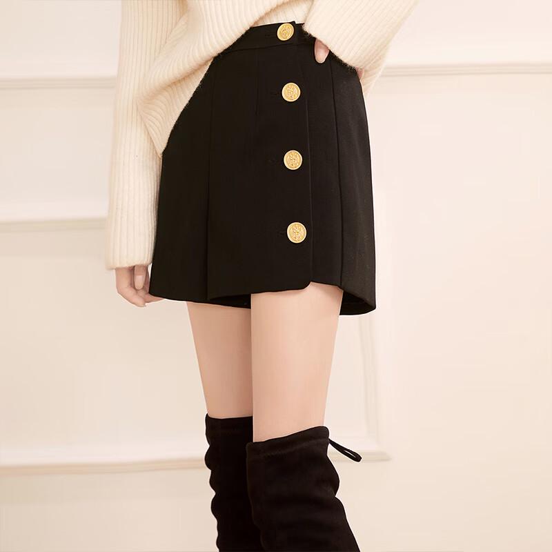 Women's Retro High-Waist Wide-Leg Commuter Shorts