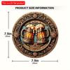 1ks 2D Plochá Oslava Oktoberfestu Znamení - 20cm Kulatá Dřevěná Dekorace Biergarten s Pivními Půllitry a Uvítacím Nápisem Prost - Ideální pro Domov,