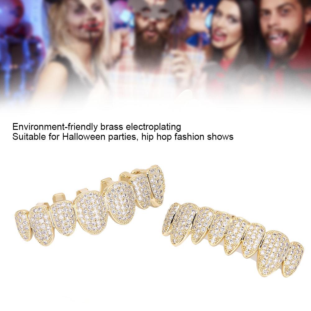 Tandenset Hip Hop Prop Tanden Accessoire Decoratie voor Halloween Feest Cadeau