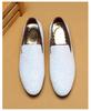 7516 Men's Shoes Doudou Shoes British Fashion Pointed Leather Shoes Korean Version Sequins Personalized Men's Shoes Large Size Foreign Trade Shoes