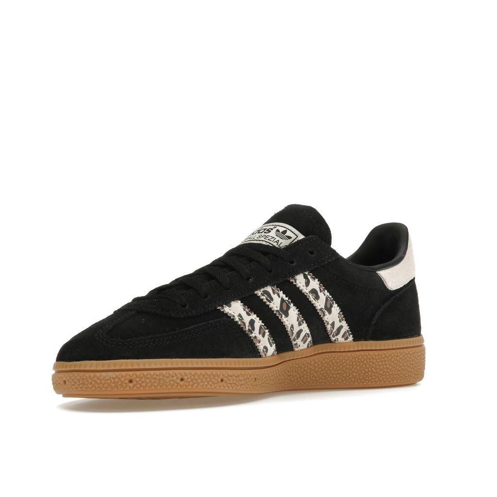 Adidas Handball Spezial Rayures Léopard Baskets Femme Noir Core-Black Merveille-Blanc JH9092
