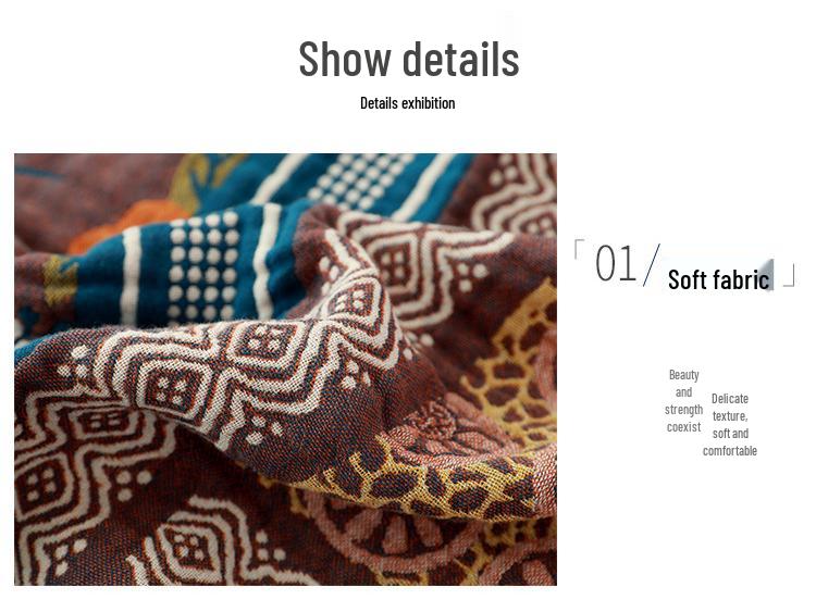 Comfortable Gauze Cotton Blanket - Summer Cool Air Conditioning Quilt