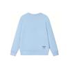 Fila Letter Print Round Neck Casual Pullover Sweatshirt Men Sweatshirt Sky-Blue F11M419202F-LB