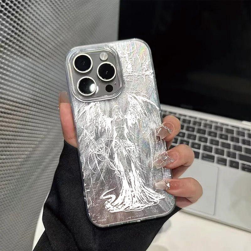 Gothic Style Sculpture Phone Case For IPhone 16 16E 15 14 13 12 11 Pro Max 7 8 Plus X XS XR Cover Case Funda Bumber 16 15 14 13