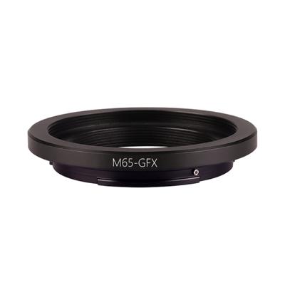Anel adaptador de lente de câmera M65-GFX para adaptador de lente GFX100S/50S2/50R Anel de estrutura resistente usinado com precisão Substituição de cimento